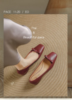 Sepatu wanita hak tinggi kotak elegan ringan desain ujung tertutup Mode grosir sandal hak tinggi wanita
