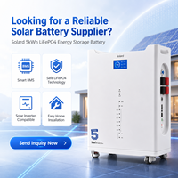 Système d'alimentation hors réseau pour appartement, 15 unités solaires connectées en parallèle, empilables, garantie 10 ans, batterie LiFePO4 51,2 V 100 Ah 5 kWh