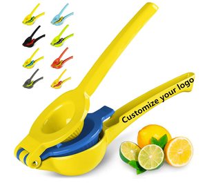 Lemon Squeezer 2-In-1 Lemon Lime Squeezer Hand Juicer Manual Juicer Hand Press Lemon Squeezer