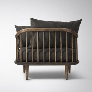 Tradition-muebles nórdicos para sala de estar, sofá individual de madera maciza, sillas con mosca por Space <span class=keywords><strong>Copenhagen</strong></span> - Product Image 4