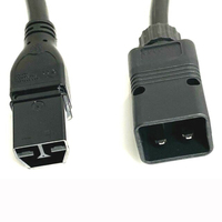 Câble d'alimentation CA CAB-AC-20A-SG-C20 20A 250V, IEC C20 vers Saf-D-Grid, pour commutateur Cisco Nexus, serveur UCS, PDU de centre de données, 3M