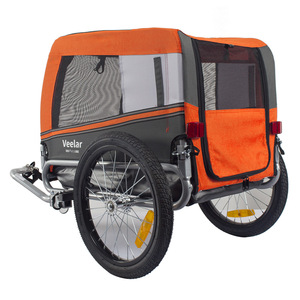 2 in 1 Haustier Hund Fahrrad anhänger Fahrrad anhänger Kinderwagen <span class=keywords><strong>Jogger</strong></span> - Product Image 1