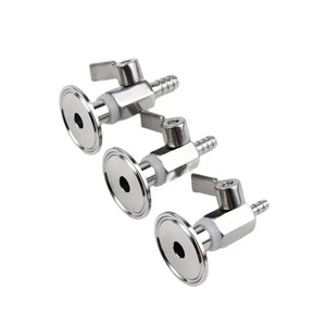 Tùy chỉnh Ống chùa Adapter bóng van <span class=keywords><strong>Mini</strong></span> SS304 thép không gỉ xử lý bóng van - Product Image 2