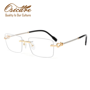 16082高級ブランドレンズデザイナーGafas新作アイグラス<span class=keywords><strong>2026</strong></span>眼鏡レンズレンズリムレスIPチタンルネット男性眼鏡フレーム - Product Image 5