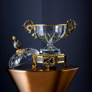 RORO <span class=keywords><strong>cadeau</strong></span> populaire Style européen bocal à bonbons <span class=keywords><strong>accessoires</strong></span> de <span class=keywords><strong>cuisine</strong></span> fantaisie verre cristal bocal à bonbons faveur de mariage <span class=keywords><strong>cadeau</strong></span> pour ami invité - Product Image 4