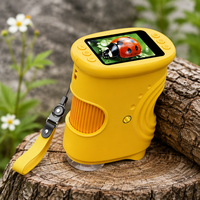 Digital Microscope for Children Micro-Imaging Exploration Equipment for Student Hands-on Experiments