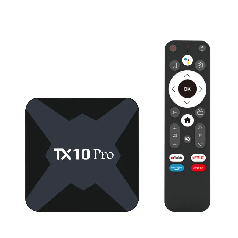 Tv Box Android 13 ATV Allwinner H616, kotak Tv Box 2023 dengan Remote suara BT 8G 128G tx10 pro tx9 pro
