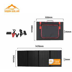 Module de système solaire panneau solaire pliable portable de centrale électrique avec port usb <span class=keywords><strong>pour</strong></span> usage domestique kit de panneau solaire de charge pliable - Product Image 1