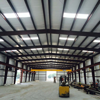 Structure en acier de conception chinoise, hangar métallique en vente - Bâtiment d'entrepôt de 1000 mètres carrés avec une durée de vie de 50 ans et une garantie de plus de 5 ans