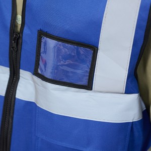 Áo Khoác Phản Quang bền với 6 túi: Nhẹ với vải thoải mái cho thoải mái và khả năng hiển thị trong công việc ngoài trời - Product Image 4