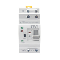 ELEATS Commutateur de transfert automatique intelligent (ATS) sur rail DIN, 2P 3P 4P, 63A-100A, 220V, double alimentation ininterrompue pour boîtier de distribution