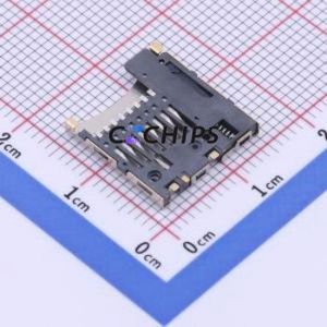 TF-001A-P3 SD Card / Memory Card Connector SMD Connector Self-Return Type MicroSD Card (TF Card) Card Holder With - Product Image 2
