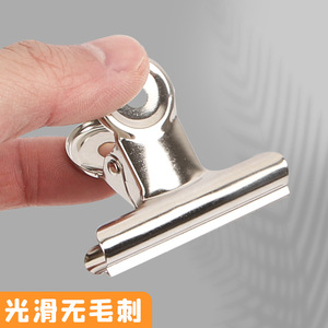 Zhongchang <b>Spring</b> <b>Clip</b> Stainless Steel Mountain Shape Strong Clamping Force Office Document <b>Clips</b> - Product Image 3