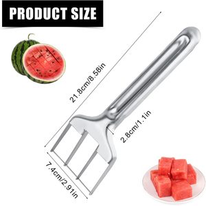 Stainless Steel Easy <strong>Watermelon</strong> Cutter <strong>Slicer</strong> for Melon Mango Fruit - Product Image 2