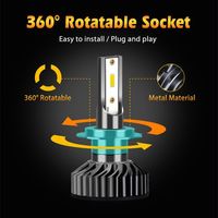 12000 Lumen Auto Système D'éclairage De Voiture Phare Auto Tête Lumière 9005 9006 H11 H7 H4 Ampoule De Voiture Led Phare