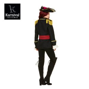 Costume de capitaine pirate femme ODM vente entière pour Halloween et événements de fête à thème ensemble complet pour jeu de rôle - Product Image 4