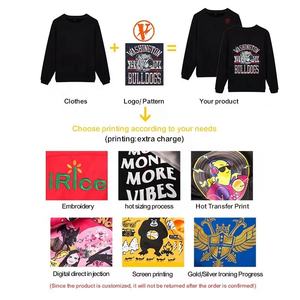 2022 Новый Стильный Простой хлопковый объемный велюровый спортивный костюм для бега с вышивкой логотипа на заказ спортивный костюм мужской спортивный костюм унисекс - Product Image 6