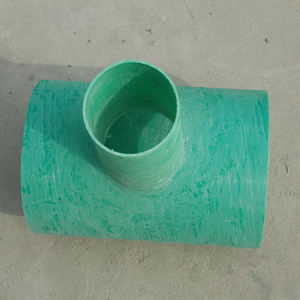 Té FRP pour pipeline pétrochimique Té GRP résistant à l'acide Composant de tuyau industriel - Product Image 2
