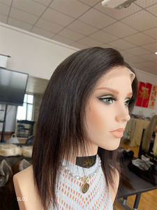 Perruques européennes de grand niveau de cheveux de couleur naturelle avec l'unité centrale pour des patients de calvitie - Product Image 3