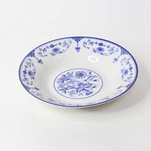 Bán Hot Gốm Sâu Món Ăn Tấm Súp Gốm Với Thực Vật Thiết Kế Súp Tấm Với Dòng Vàng Với In Ấn Tùy Chỉnh - Product Image 3