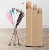 Long Strip Carton Wellpappe schachtel Verpackung für getrocknete Blumen Regenschirm Malerei Lampe Rohr Angelrute Medizinisches Instrument