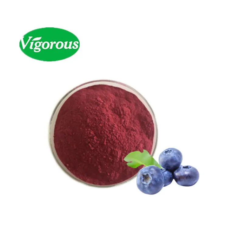 Natuurlijke Pac Bosbessen Fruit Poeder Anthocyanosides Organische Vaccinium Uliginosum Extract