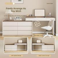 Nouveau modèle 2026 – Coiffeuse compacte en bois massif de style italien avec miroir durable pour chambre et hôtel