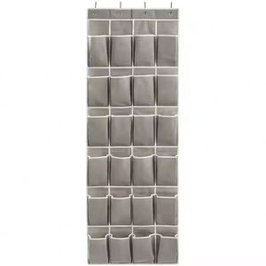 24-Pocket Hanging Wall Organizer Over-the-Door Fabric <b>Shoe</b> Storage Bag Sundries Set - Product Image 1