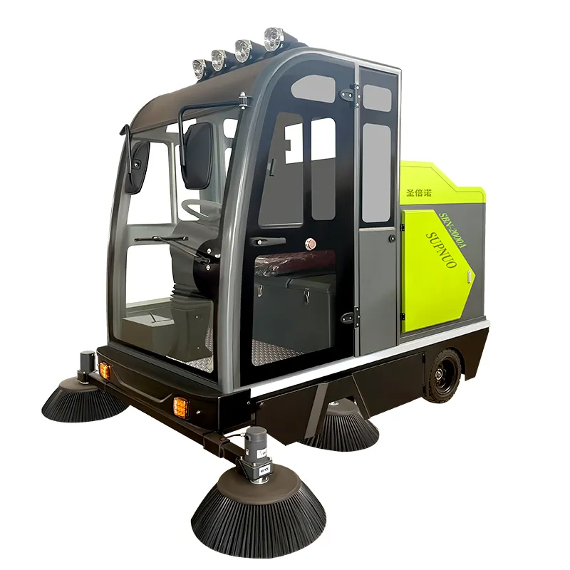 Durable Supnuo SBN-2000A Extractor Road Sweeping Machine 3 In 1 Vacuum Floor Cleaner