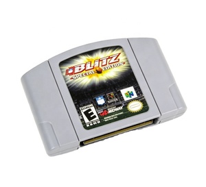 Cartouche de jeu rétro Blitz Silver édition spéciale pour <span class=keywords><strong>Nintendo</strong></span> <span class=keywords><strong>64</strong></span> version américaine NTSC, carte de jeu vidéo en plastique - Product Image 3
