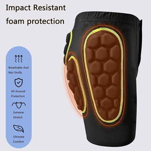 Pantalones Cortos Deportivos de Protección para Cadera y Muslos para Hombres y Mujeres, con Acolchado para Snowboard, Skateboarding, Fútbol y Deportes de Impacto - Product Image 4