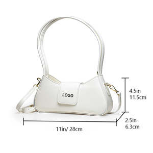 Sac à bandoulière en cuir personnalisé pour femme, sac à rabat tendance pour femme, vente en gros - Product Image 2