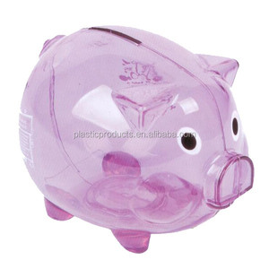 Hot-Selling Clear Plastic Piggy Bank With <strong>Coin</strong> Counter Lovely Box Pattern Design Perfect Kid's Gift With Number Feature - Product Image 6
