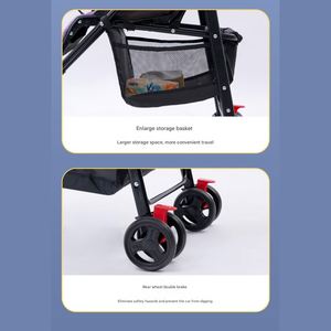 Poussette bébé portable réglable de haute qualité pour les voyages - Product Image 6