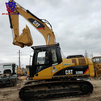 CAT utilisé 320D à vendre en grande machine d'excavatrice lourde de chenille de condition de travail