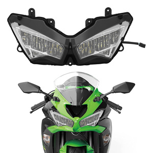 Conjunto de Faro Delantero LED TCMT para <span class=keywords><strong>Kawasaki</strong></span> <span class=keywords><strong>Ninja</strong></span> 400 2018-2024 650 2020-2025 ZX4R ZX4RR 2023-24, Lámpara Delantera para Motocicleta XF140201 - Product Image 1