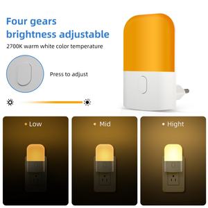 Détecteur de mouvement infrarouge sans fil, commande automatique intelligente, US EU 110V 230V, mini lampe LED à brancher, veilleuse pour enfant - Product Image 6