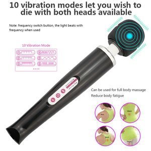 Baguette Vibromasseur pour le corps, super grande taille, vibromasseur magique japonais américain, point G, masseur, jouets sexuels pour femmes - Product Image 6