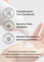 Crème tonique double barrière Celimax à texture crémeuse et lactée, hydratation longue durée, infusée aux neuroamides et peptides