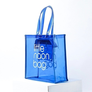 Alta qualità su ordinazione di vendita calda eco friendly più economica la piccola borsa di totalizzatore trasparente in pvc rosa neon - Product Image 4