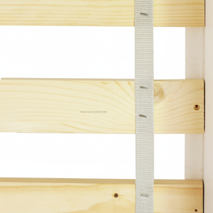 Lit simple en pin Scandi - Product Image 1