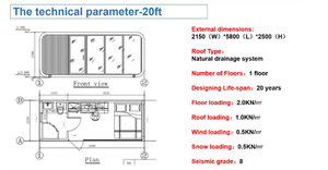 2026 Nuovo Stile Casa Container Prefabbricata da 20 Piedi e 40 Piedi, Modulo <span class=keywords><strong>Mobile</strong></span> di Lusso Apple Cabin, Casetta <span class=keywords><strong>Mobile</strong></span> Moderna Personalizzata di Alta Qualità - Product Image 6