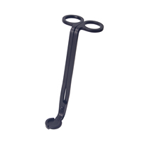 Tondeuse à mèche en acier inoxydable noir personnalisé à 90 degrés coupeur à angle droit pour bougies de haute qualité ciseaux ménagers