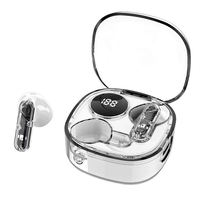 Audífonos Inalámbricos Transparentes, Mini Auriculares BT5.3 con ENC y Batería de Larga Duración