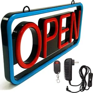 New Arrival Ultra Bright LED Neon Sign Remote Control Led Open LED Sign Display