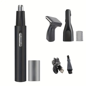 Offre Spéciale 3 en 1 professionnel IPX6 entièrement étanche électrique <span class=keywords><strong>rasoir</strong></span> facial oreille <span class=keywords><strong>et</strong></span> <span class=keywords><strong>nez</strong></span> tondeuse pour les hommes - Product Image 5
