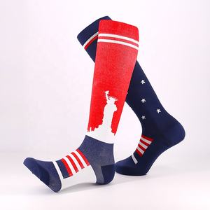 OEM Logo Calcetines Al Por Mayor Socken Venta al por mayor Imprimir Deportes Venas varicosas Enfermera Calcetines deportivos de compresión 20-30 Mmhg Rodilla - Product Image 6