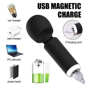 Tongkat Pijat Pribadi Getar 10 Mode yang Kuat 4.7\" Tongkat Tubuh Mini Fleksibel Elektrik untuk Wanita - Product Image 5