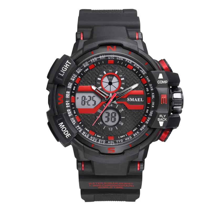 Raymons 1376B custom multifunction G style s watches LCD display sport cheap price good quality oem analog digital watch