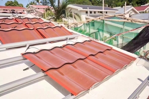 <span class=keywords><strong>Precio</strong></span> al por Mayor de <span class=keywords><strong>Tejas</strong></span> <span class=keywords><strong>Solares</strong></span> Flexibles Onduladas de 50W en Color Terracota, con Tecnología SunPower de Alta Eficiencia - Product Image 5